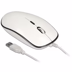 DeLOCK 12532 souris Ambidextre USB Type-A Optique 3200 DPI