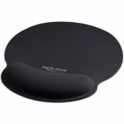 DeLOCK 12559, Noir, Monochromatique, Repose-poignets, Base antidérapante