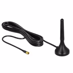 DeLOCK 12583, 2 dBi, 0.698 - 0.96; 1.71 - 2.17; 2.5 - 2.7 GHz, 50 Ohm, Antenne omni-directionnelle, SMA, Mâle
