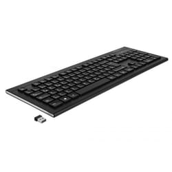 DeLOCK 12671 clavier RF sans fil QWERTZ Allemand Noir