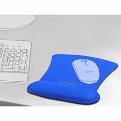 DeLOCK 12699 tapis de souris Bleu