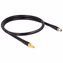 DeLOCK 1m RP-SMA/RP-SMA câble coaxial CFD400, LLC400 Noir