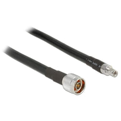 DeLOCK 2m, N/RP-SMA câble coaxial CFD400, LLC400 Noir