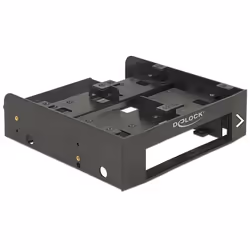 DeLOCK 18000, Universel, Cage disque dur, Plastique, Noir, 2.5,3.5", 1 pièce(s)