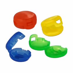 DeLOCK 18292, Bleu, Vert, Rouge, Jaune, Polypropylène (PP), 4 pièce(s), 25 mm, 13 mm, Chine