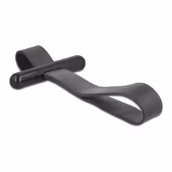 DeLOCK Kabelbinder mit Gummischlaufe schwarz, Caoutchouc, Noir
