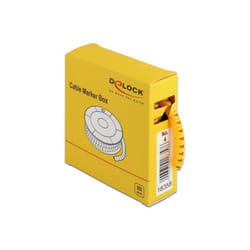 DeLOCK Kabelmarker Box Nr 4 gelb 500 Stück Jaune 500 pièce(s)