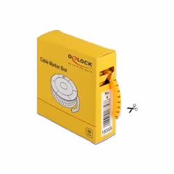 DeLOCK Kabelmarker Box Nr 4 gelb 500 Stück Jaune 500 pièce(s)
