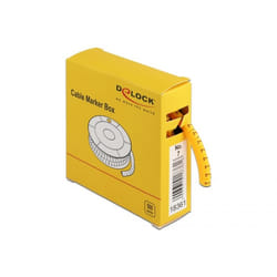DeLOCK Kabelmarker Box Nr 7 gelb 500 Stück Jaune 500 pièce(s)