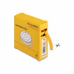DeLOCK Kabelmarker Box Nr 7 gelb 500 Stück Jaune 500 pièce(s)