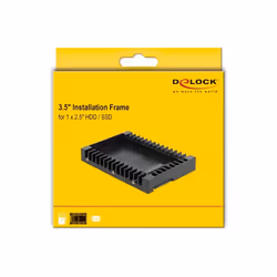 DeLOCK 3.5″ Bâti d'installation pour un lecteur fin SATA de 2.5″ noir - Vue supplémentaire 7