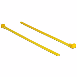 DeLOCK 18759, Attache de câble détachable, Nylon, Jaune, 200 mm, 7,5 mm, 100 pièce(s)