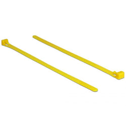 DeLOCK 18759 serre-câbles Attache de câble détachable Nylon Jaune 100 pièce(s)