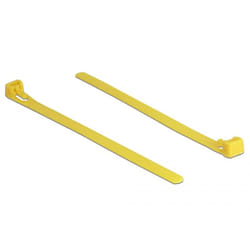 DeLOCK 18760 serre-câbles Attache de câble détachable Nylon Jaune 100 pièce(s)