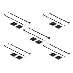 DeLOCK 18831 support d'attache-câble Noir Nylon 10 pièce(s)