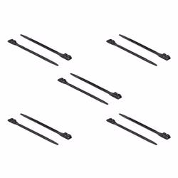 DeLOCK 18891, Attache de câble détachable, Nylon, Noir, V2, -40 - 85 °C, 1000 mm