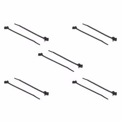 DeLOCK 18895, Attache de câble détachable, Nylon, Noir, V2, -40 - 85 °C, 160 mm