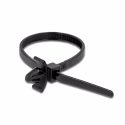DeLOCK 18895 serre-câbles Attache de câble détachable Nylon Noir 10 pièce(s)