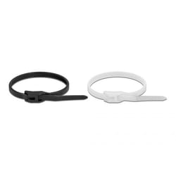 DeLOCK Serre-câble avec tête plate L 110 x l 2,5 mm, 100 unités
