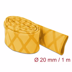 DeLOCK 19595, Gaine thermorétrécissable, Jaune, Polyoléfine, 100 cm, 2 cm, 1 pièce(s)