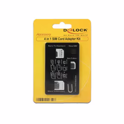 DeLOCK 20650 SIM / flash adaptateur de carte mémoire Adaptateur carte sim - Vue supplémentaire 4