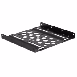 DeLOCK 21287, 8,89 cm (3.5"), Panneau de support, 2.5", Noir, Aluminium, 98 mm
