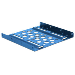 DeLOCK 21291 Obturateur de baie de lecteur 8,89 cm (3.5") Panneau de support Bleu
