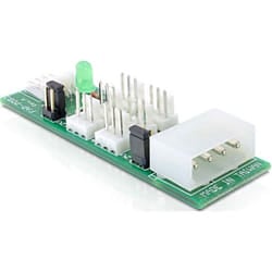 DeLOCK Distribution Board 6x fan 5V/12V carte et adaptateur d'interfaces