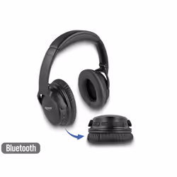 DeLOCK 27181, Avec fil &amp;sans fil, Appels/Musique, 20 - 20000 Hz, 228 g, Casque, Noir