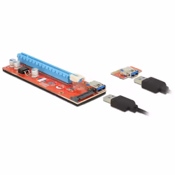 DeLOCK 41423, PCI, PCI, SATA, USB 3.2 Gen 1 (3.1 Gen 1), Chine, 0,8 Gbit/s, 43,7 mm, 129 mm