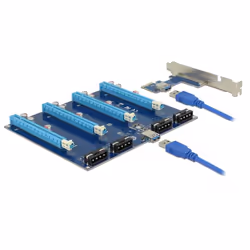 DeLOCK 41427 carte et adaptateur d'interfaces Interne PCIe, USB 3.2 Gen 1 (3.1 Gen 1)