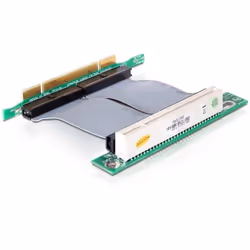 DeLOCK Riser card PCI 32 Bit, PCI, PCI, PCI 32Bit, PC, 0,07 m, Avec fil