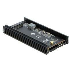 DeLOCK 42000 Boîtier de disques de stockage Noir M.2