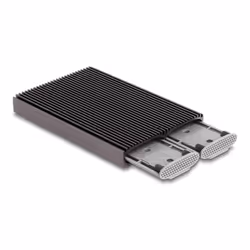 DeLOCK 42028 Boîtier de disques de stockage Enceinte ssd Noir, Gris M.2