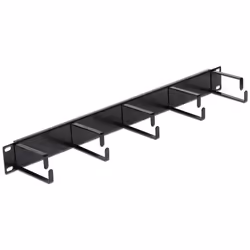 DeLOCK 42496, Noir, Métal, 1U, 48,3 cm (19"), 482,6 mm, 76,4 mm