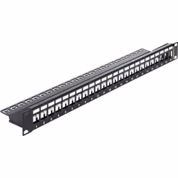 DeLOCK 43277, Noir, Montage de rack, 1U, 482 mm, 92 mm, 44 mm