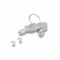 DeLOCK 47037 Obturateur de baie de lecteur Plateau de stockage de disques Noir, Métallique