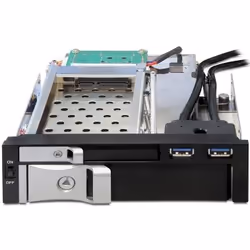 DeLOCK 47209 Obturateur de baie de lecteur 13,3 cm (5.25") ports panneau I/O Noir