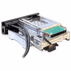 DeLOCK 47209 Obturateur de baie de lecteur 13,3 cm (5.25") ports panneau I/O Noir - Vue supplémentaire 4