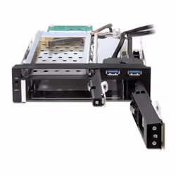 DeLOCK 47209 Obturateur de baie de lecteur 13,3 cm (5.25") ports panneau I/O Noir - Vue supplémentaire 5