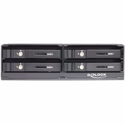 DeLOCK 47220 Obturateur de baie de lecteur Noir - Vue supplémentaire 6