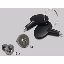 DeLOCK 47220 Obturateur de baie de lecteur Noir - Vue supplémentaire 7