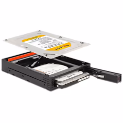DeLOCK 47224 Boîtier de disques de stockage Noir 2.5"