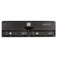 DeLOCK 47230 boîtier de lecteur de disque optique 13,3 cm (5.25") SATA III Noir - Vue supplémentaire 4