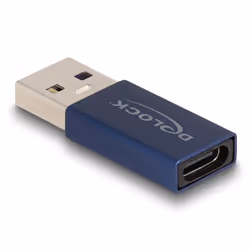 DeLOCK 60049 changeur de genre de câble USB C USB A Bleu