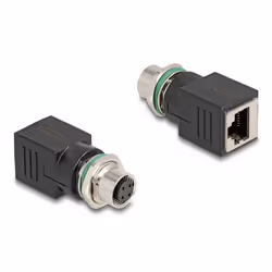DeLOCK 60060, M12, RJ-45, Noir