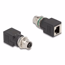 DeLOCK 60064, M12, RJ-45, Noir