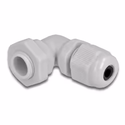 DeLOCK 60293, Gris, Plastique, 1 pièce(s), Courbe, PG7, 1,1 cm