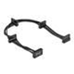 DeLOCK 60395 câble SATA 0,4 m SATA 15 broches 4 x SATA 15 broches Noir