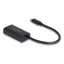DeLOCK 61026, USB C, RJ45, 0,17 m, Noir